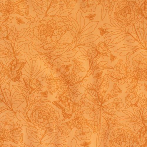 Bountiful 11-Peach Peonies Tonal Peach - Quilted Strait
