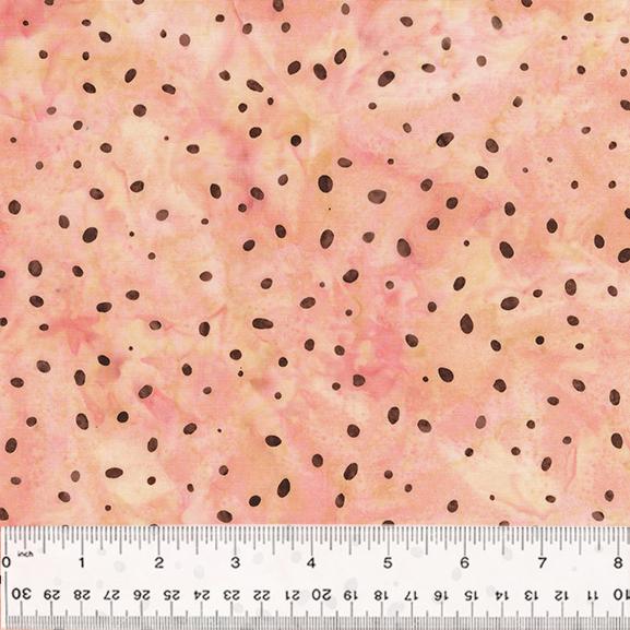 Chai 2627 Ditzy Dots Strawberry - Quilted Strait