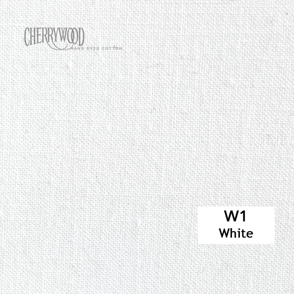 Cherrywood 1/2 yd W1 White