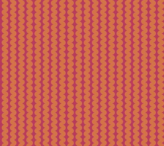 Color Notes 2770-37 Rick Rack Red Orange - Quilted Strait