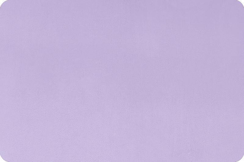 Cuddle&reg; Solid Lavender 60" wide Minky - Quilted Strait
