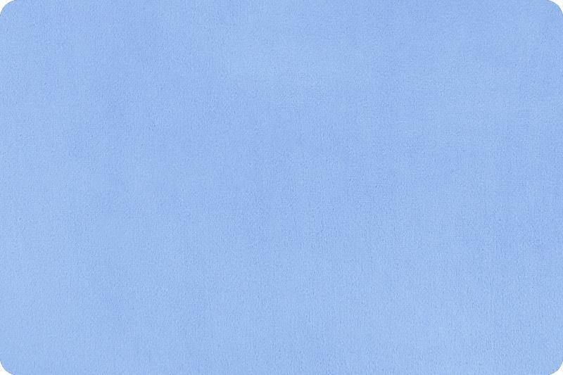 Cuddle&reg; Solid Sky 60" wide Minky - Quilted Strait