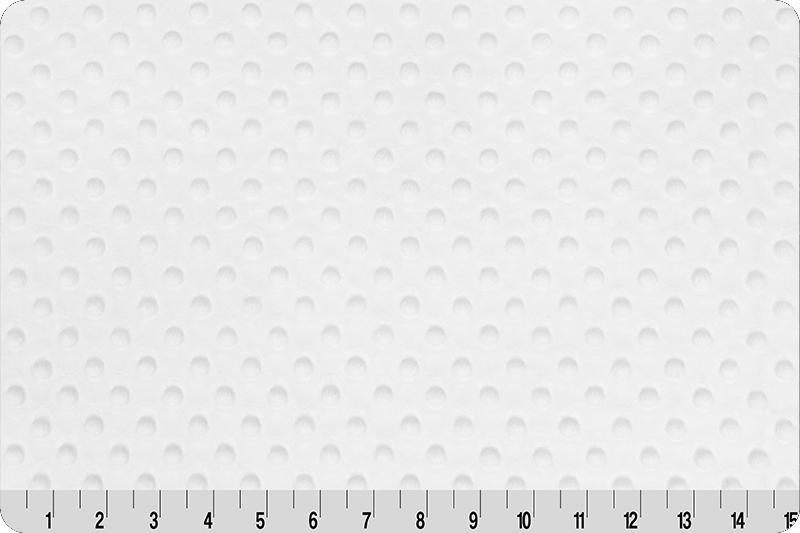 Cuddle minky snow dimples - Quilted Strait