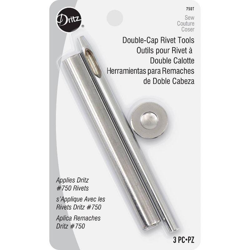 Dritz Double Cap Rivet Tools - Quilted Strait