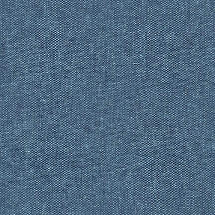 Essex Yarn Dyed Linen E064-1282 Peacock - Quilted Strait