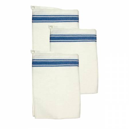 Retro Stripe Blue Towel - Quilted Strait