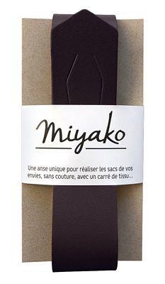 Miyako Handle Black - Quilted Strait