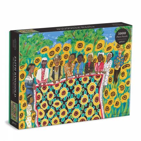Faith Ringold Sunflower Quilting Bee Puzzle