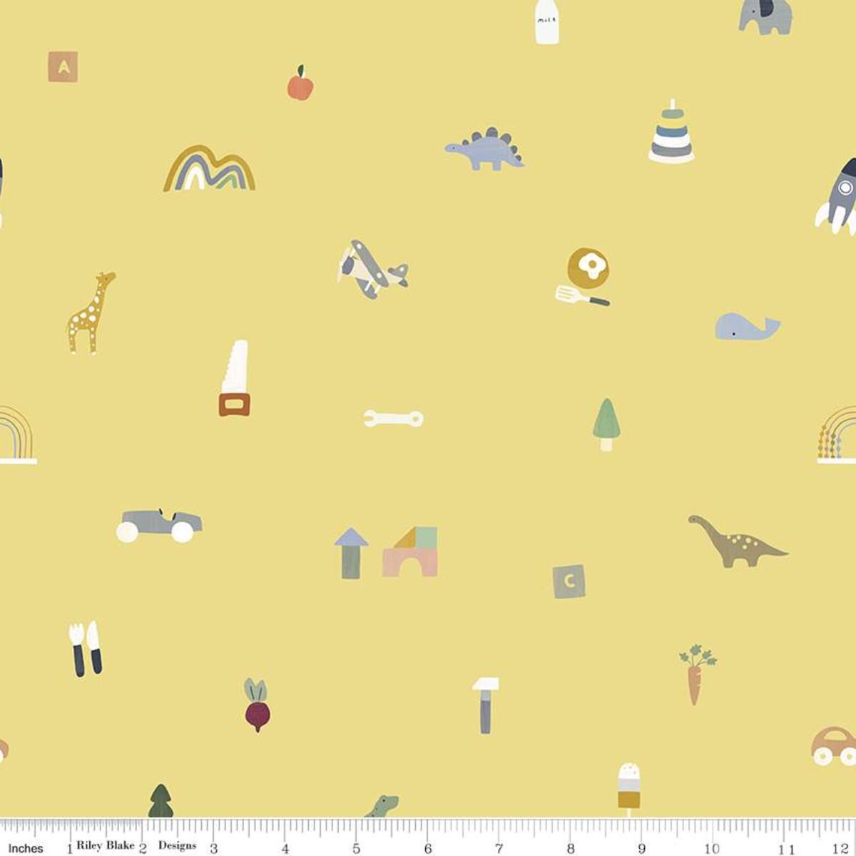 Flannel Playtime 12010 Flax - Quilted Strait