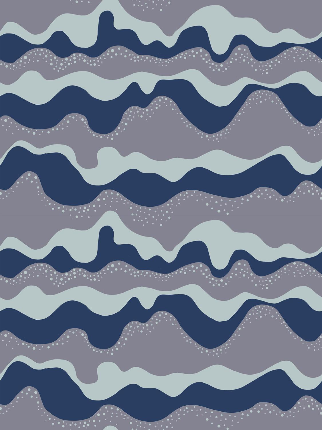 Floradora 6026 13 Navy - Quilted Strait