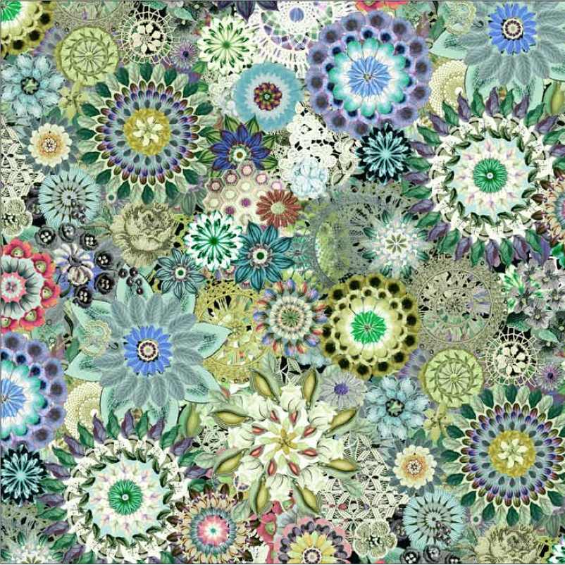 Floral Crochet 108&quot; 4774G