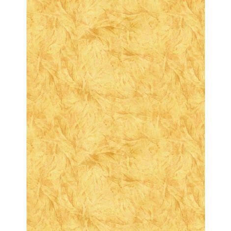 Garden Gate Roosters 39817-555 Feather Texture Yellow - Quilted Strait