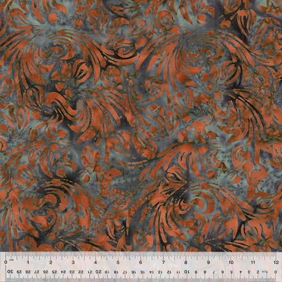 Gatsby 2583Q-X Tulips Charcoal - Quilted Strait