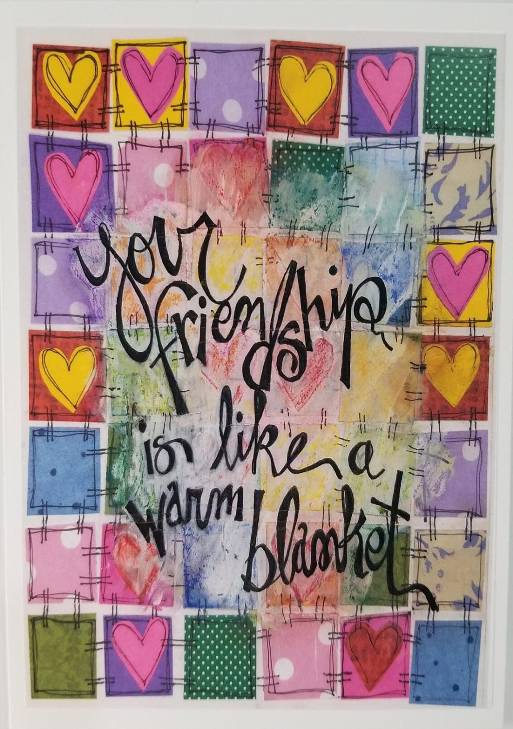 Your Friendship is Like a Warm Blanket Greeting Card