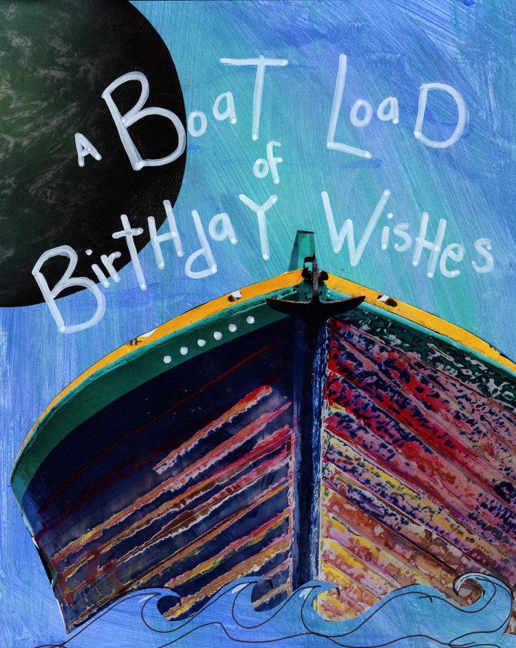 Boatload Boatload of Wishes Greeting Card