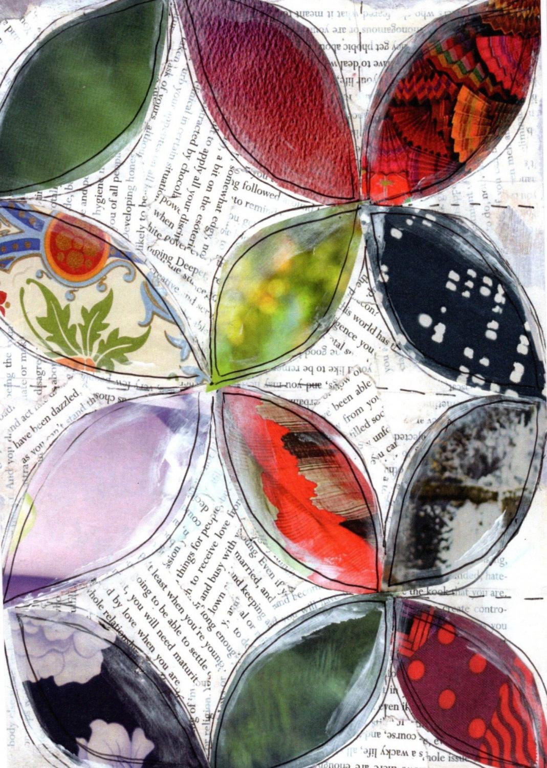 Orange Peel Quilt Greeting Card - Quilted Strait