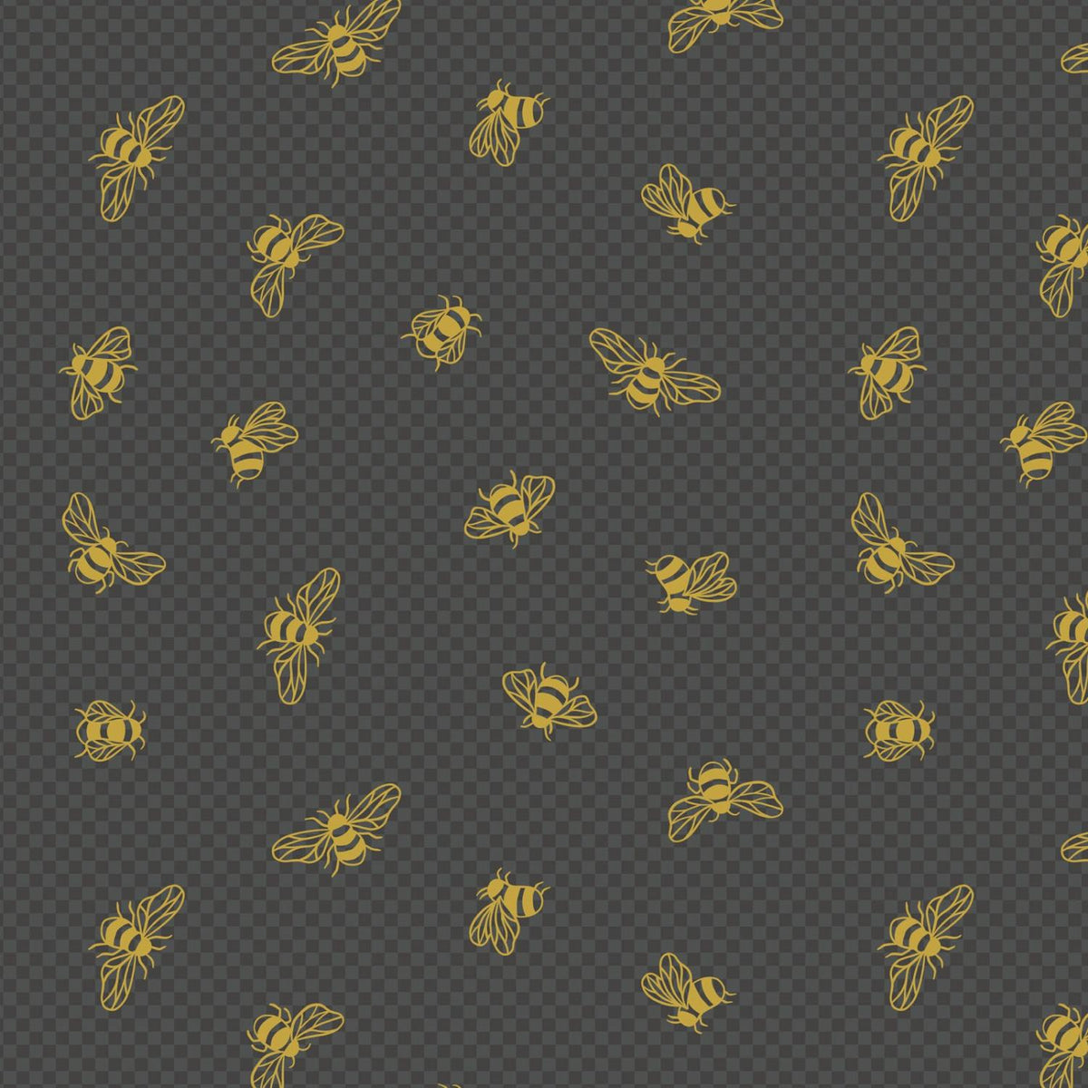 Honey Bee 654-3 Bees - Quilted Strait