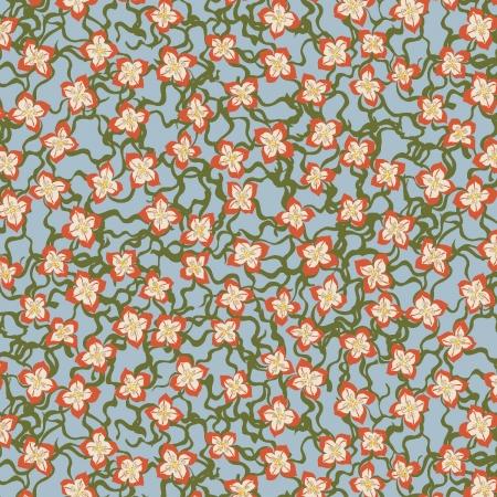 Honeybee Garden 101-EM2 Hazel Floral Early Morning - Quilted Strait