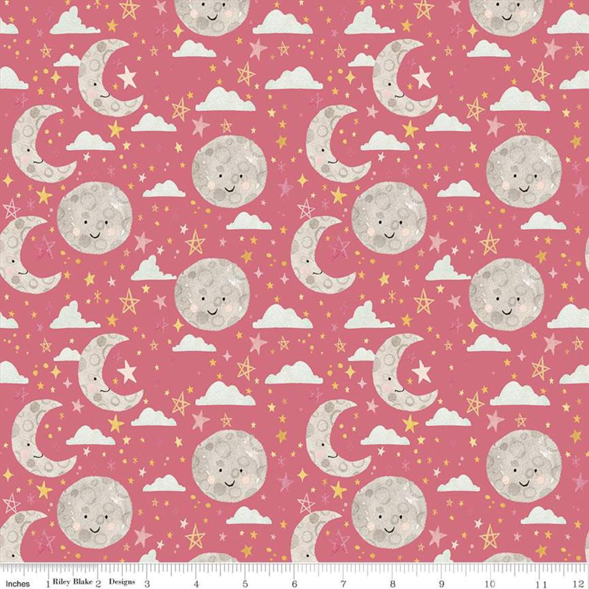 Juvenile Baby F11442 Moon and Stars Dkpink