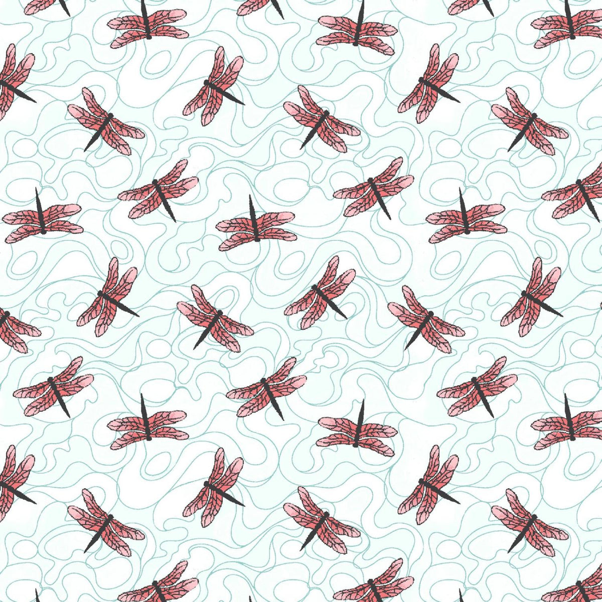 Koi Garden 6031-12 Tossed Small Dragonflies