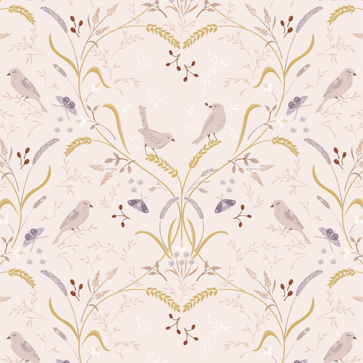 Meadowside 6-1 Bird by Bird - Quilted Strait