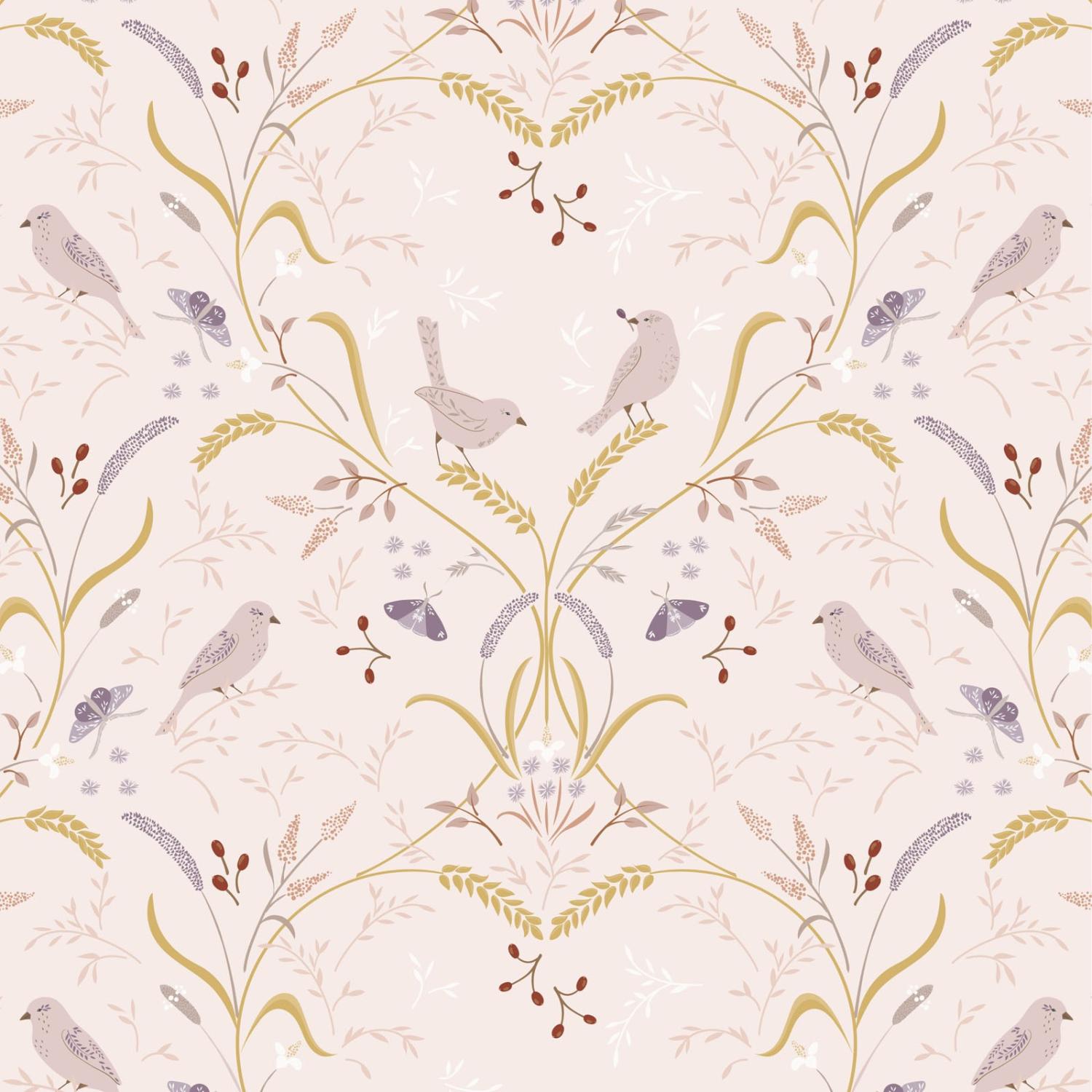 Meadowside 6-1 Bird by Bird - Quilted Strait