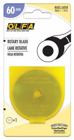 Olfa RB60-1 60mm rotary blade - 1 pack - Quilted Strait