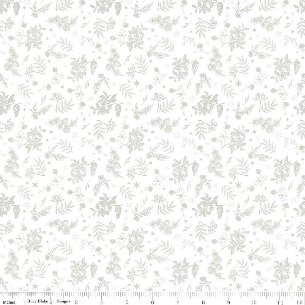 Peace On Earth 13453 White - Quilted Strait