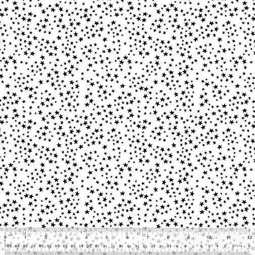 Pen & Ink 53564-1 Superstar White - Quilted Strait