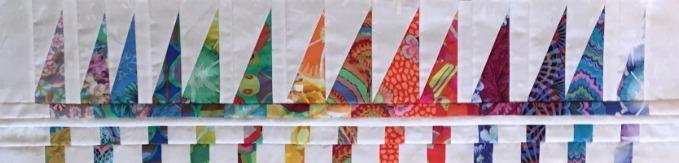 Quilted Strait Row of Sailboats, Paper Pattern - Quilted Strait