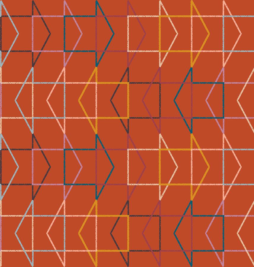 To And Fro 1066 13 Which Way Cayenne - Quilted Strait