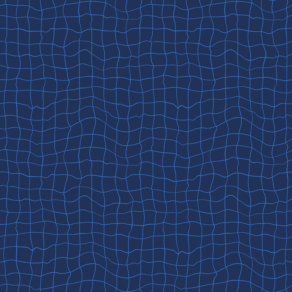 Water 5131 17 Pool Tiles Navy