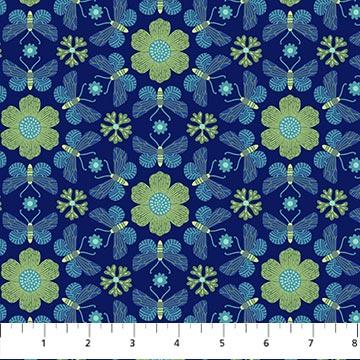 Waters Edge B26717-49 Navy X-Wide - Quilted Strait