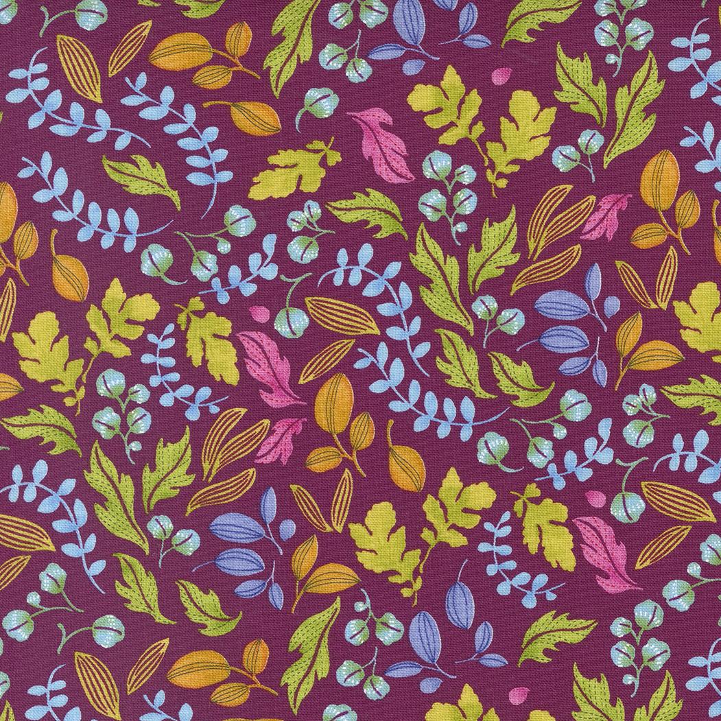 Wild Blossoms 48736 22 Berry - Quilted Strait