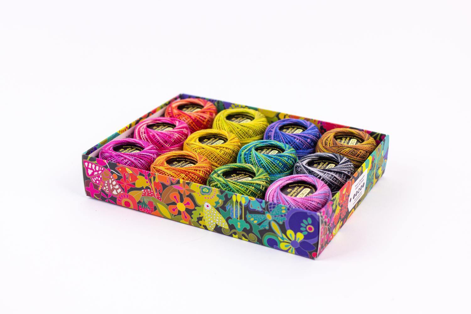 Wonderfil Eleganza Pearl Cotton #8 Alison Glass Stars Boxed Set - Quilted Strait