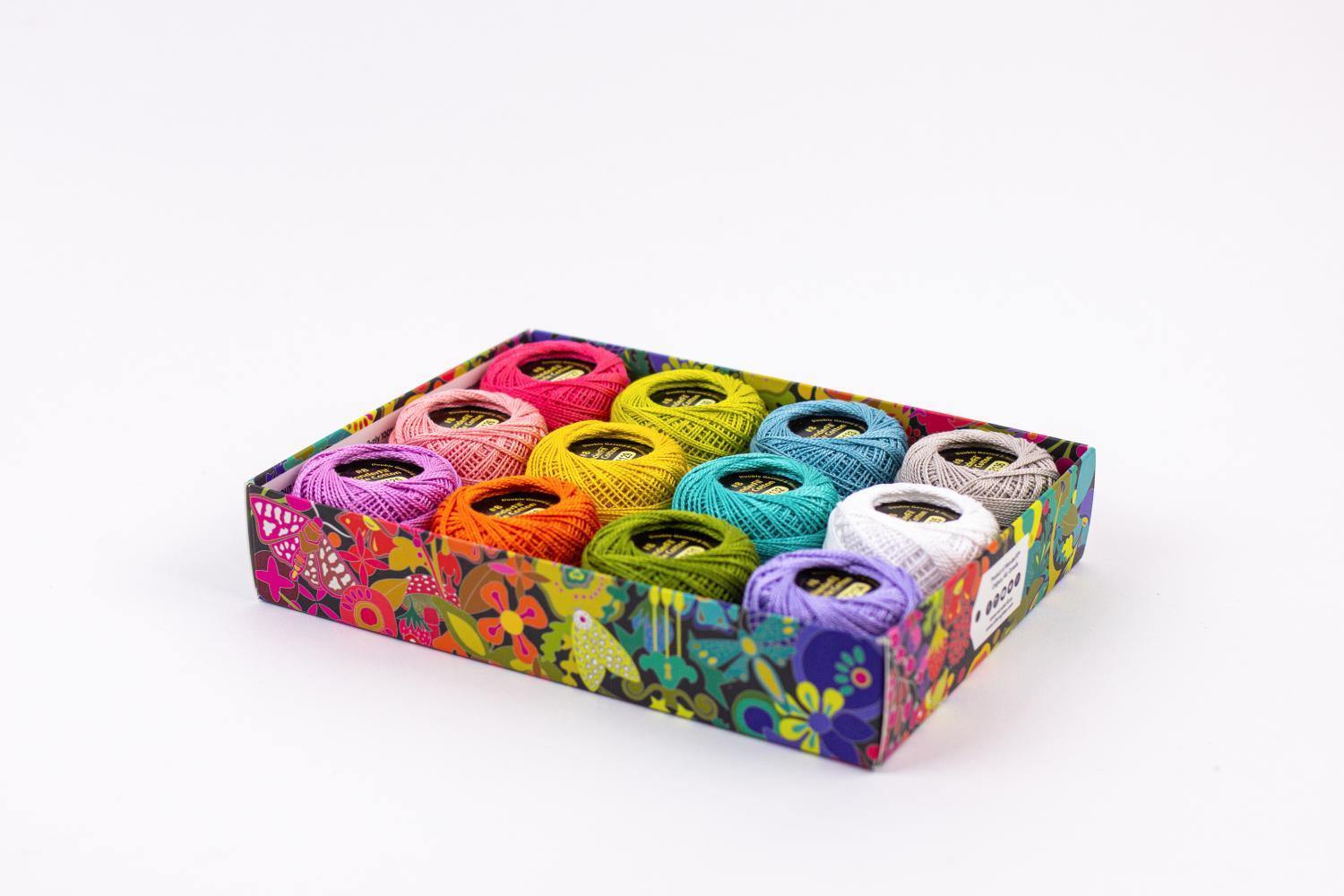 Wonderfil Eleganza Pearl Cotton #8 Alison Glass Sun Boxed Set - Quilted Strait