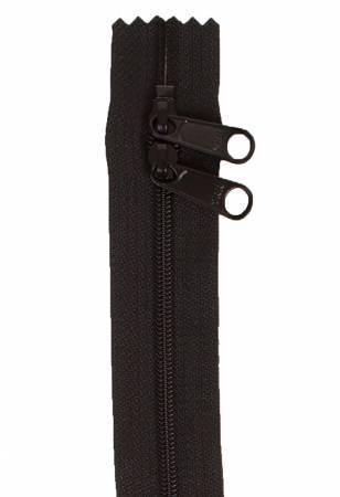 30&quot; byAnnie Handbag Zipper 105 Black - Quilted Strait