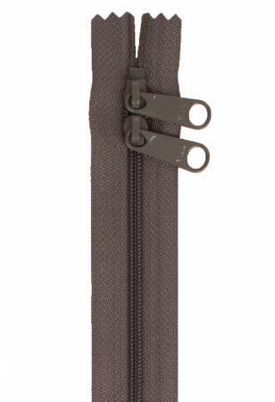 30&quot; byAnnie Handbag Zipper 120 Slate Gray - Quilted Strait