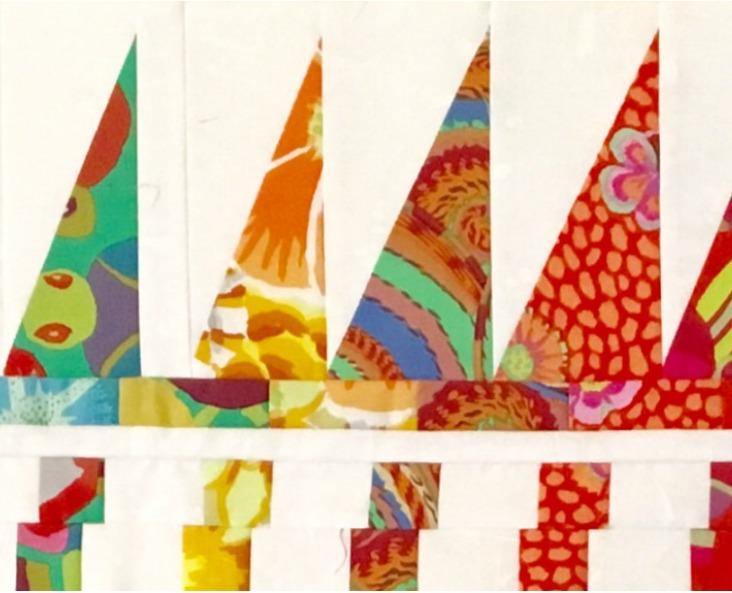 Quilted Strait Row of Sailboats, PDF Pattern - Quilted Strait