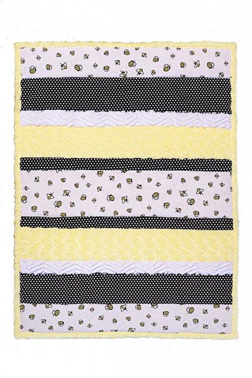 Bee Happy Minky Quilt Kit - Quilted Strait