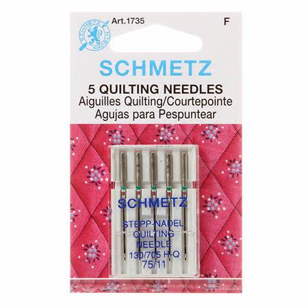 Schmetz 11/75 Quilting Needle - Quilted Strait