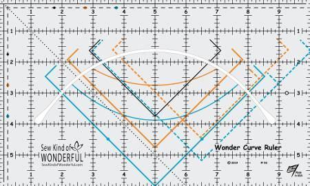Wonder Curve Ruler from Sew Kind of Wonderful - Quilted Strait